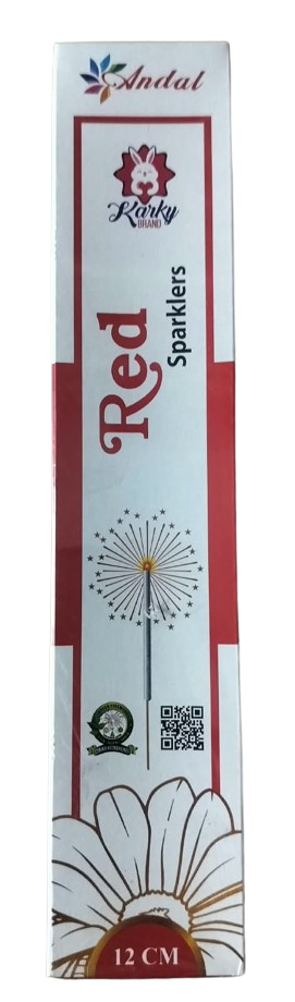 12 CM Red Sparklers | 1 Box | 10 Pcs